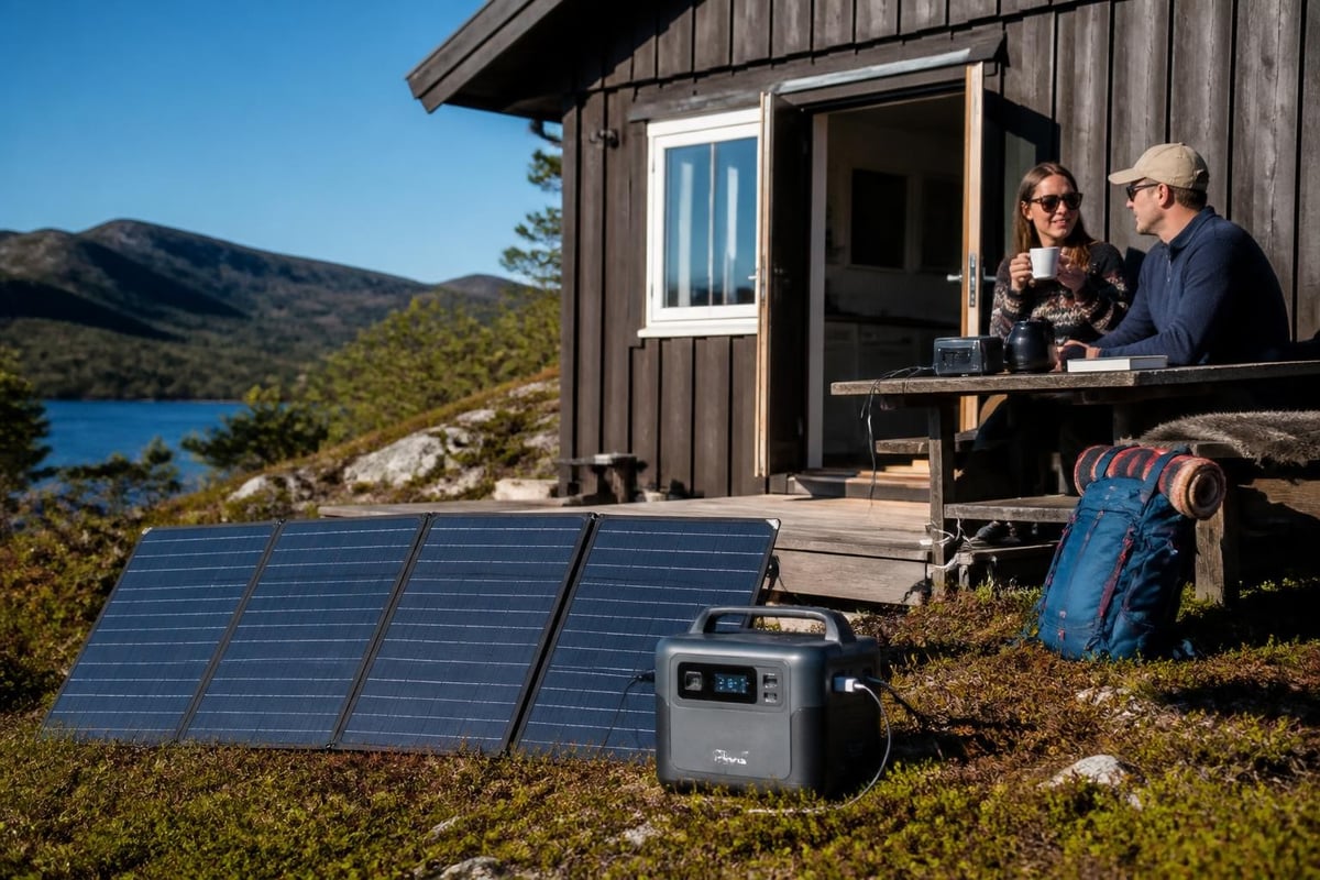 Solceller for fritidsbruk