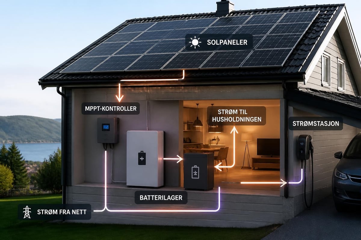 Solcellesystemer Norge