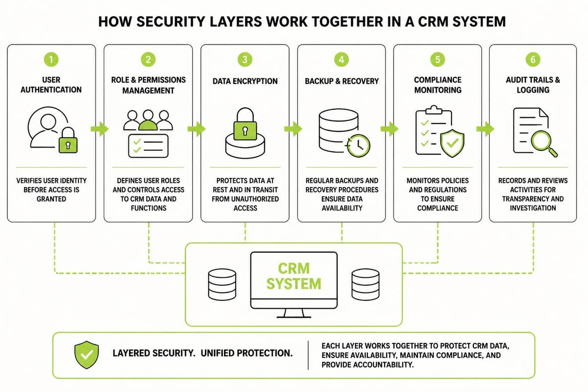 CRM security and compliance framework