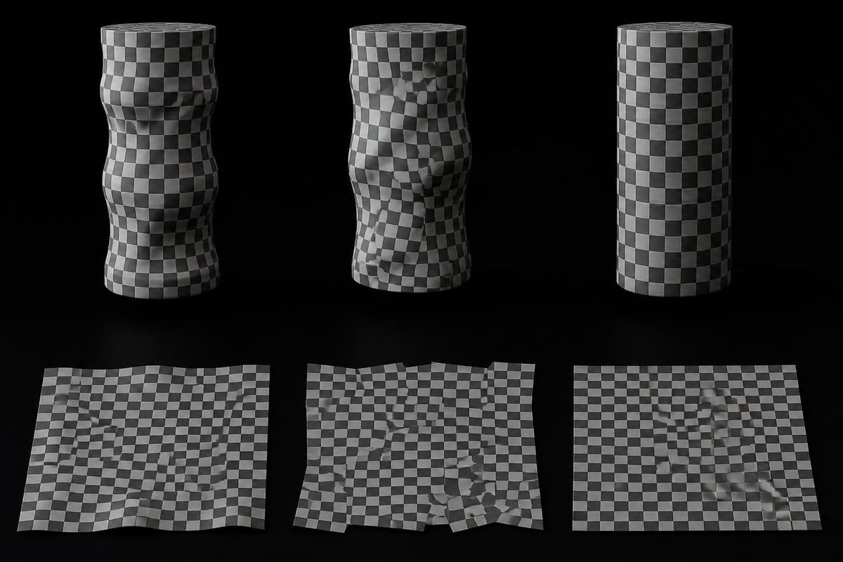 Comparison of UV unwrap methods