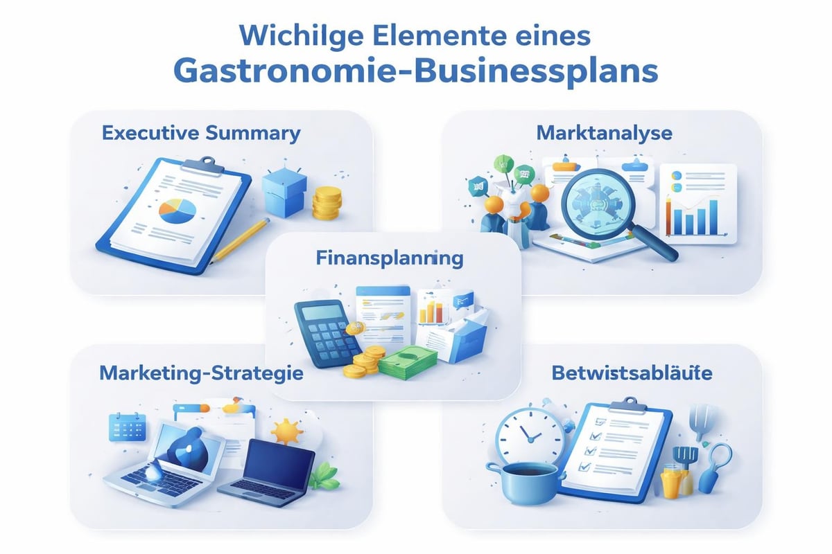 Businessplan Komponenten Gastronomie