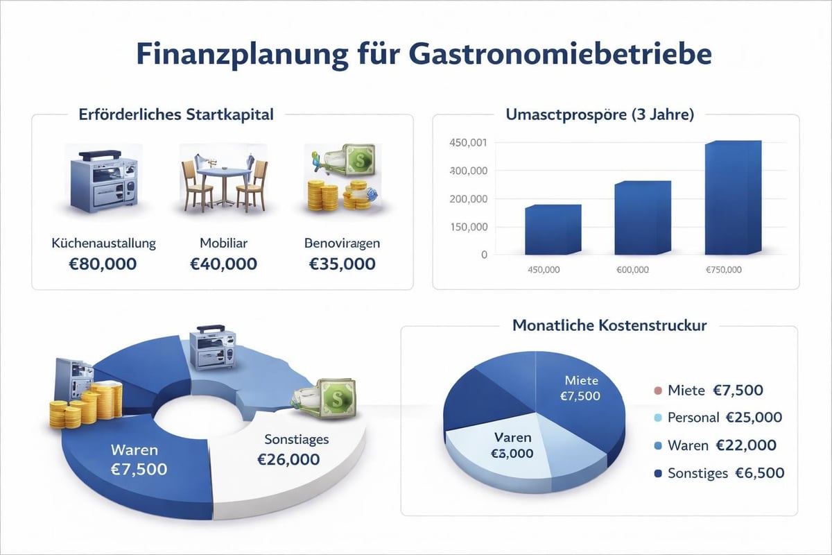 Finanzplanung Restaurant