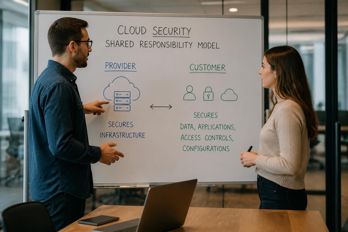 Cloud security shared responsibility model