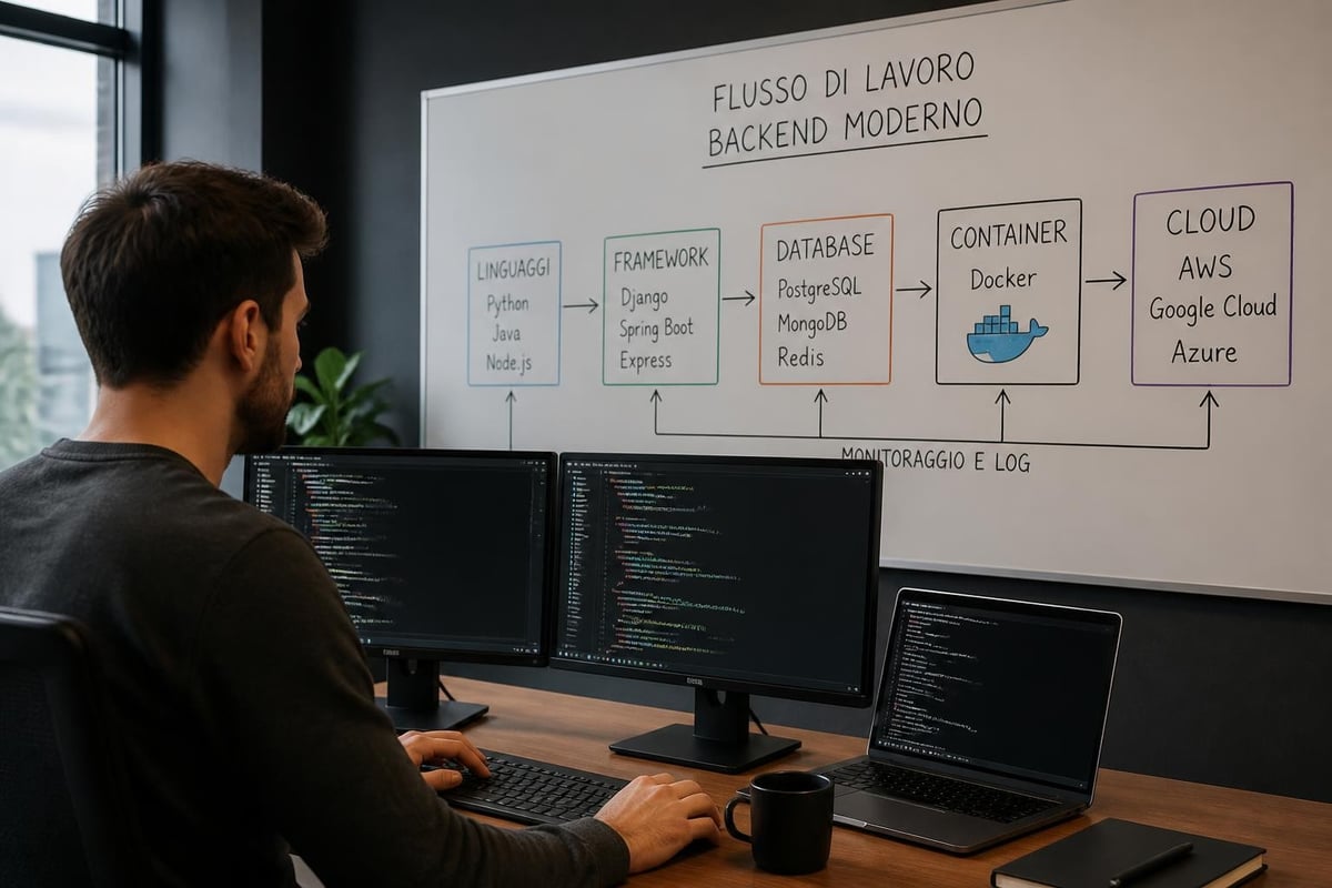 Back end technology stack