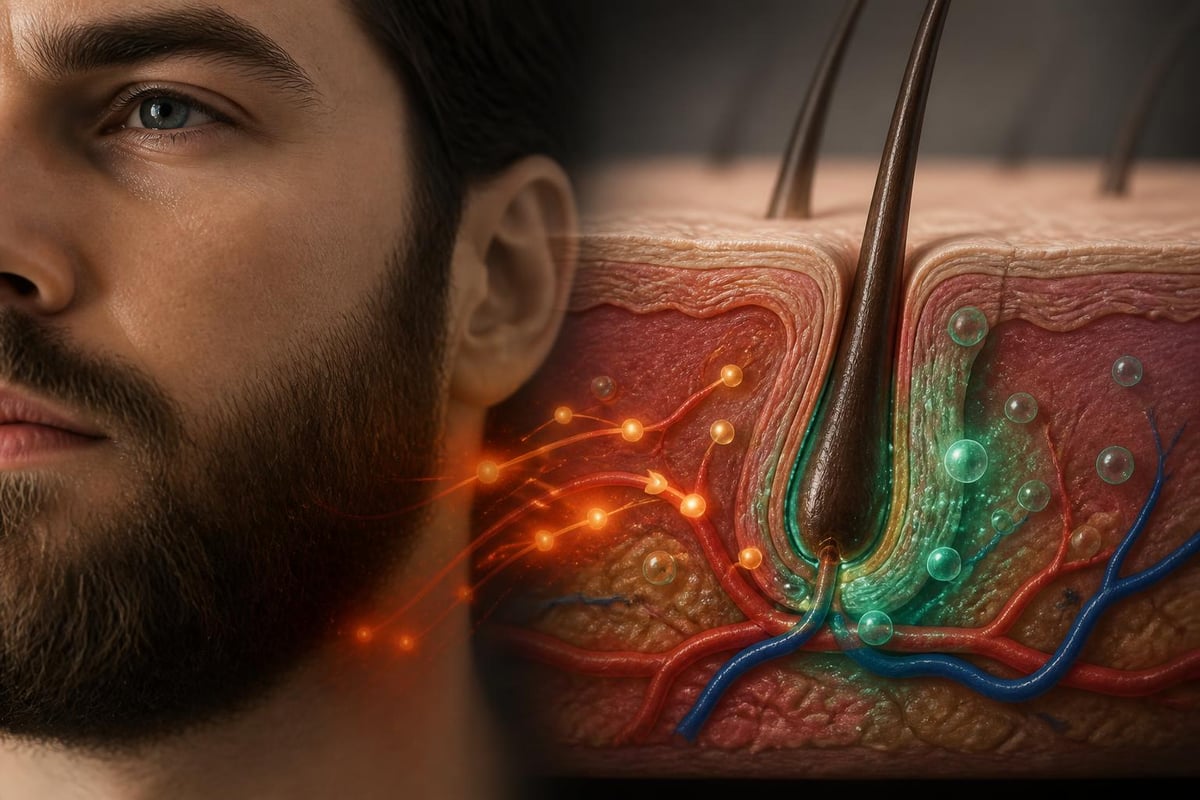 Beard growth biological requirements