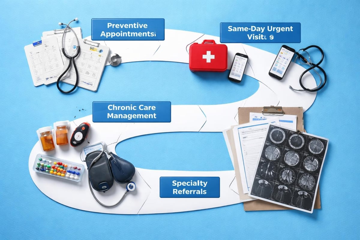 Primary care access levels