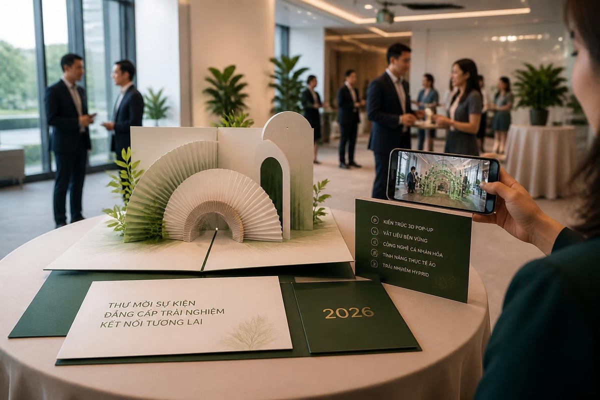 Thiệp Mời Sự Kiện: Chìa Khóa Tạo Ấn Tượng Đầu Tiên 2 3D invitation trends