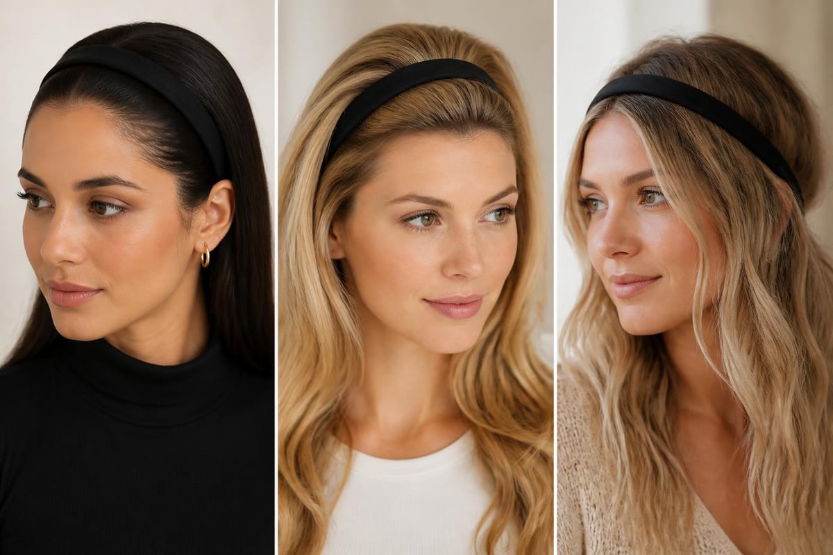 Step-by-step hair band placement guide for secure all-day comfort and polished salon-quality styling