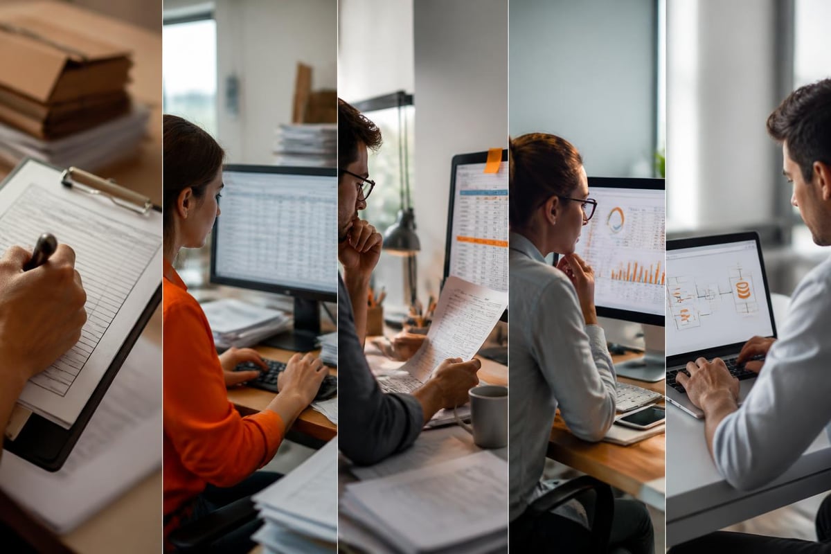 Gen Forms: Building Smarter Digital Forms Manual form processing workflow
