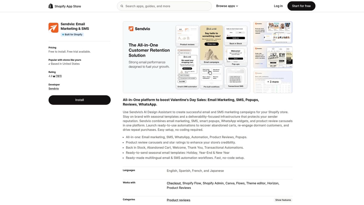 7 Powerful Shopify Email Marketing Tools for 2026 Success - Sendvio: Email Marketing & SMS