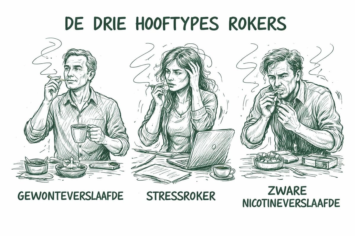 Drie rookprofielen