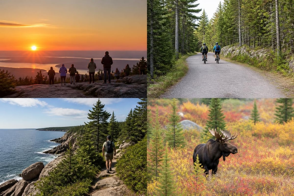 Acadia National Park seasonal activities
