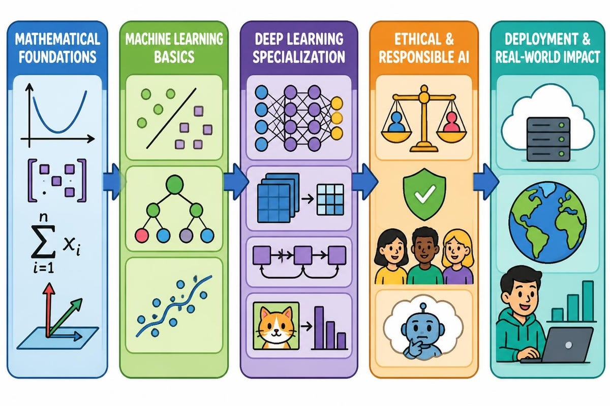 AI course topic progression