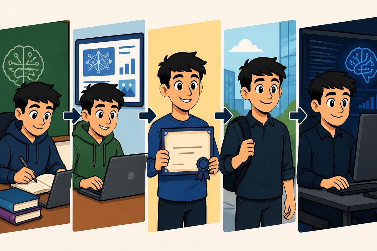 University AI course to career pipeline