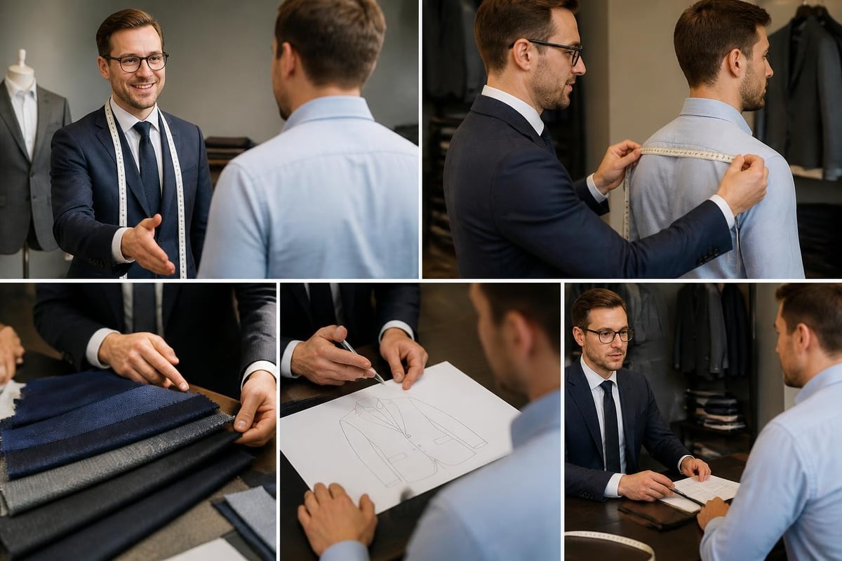 Consultation process with a professional tailor