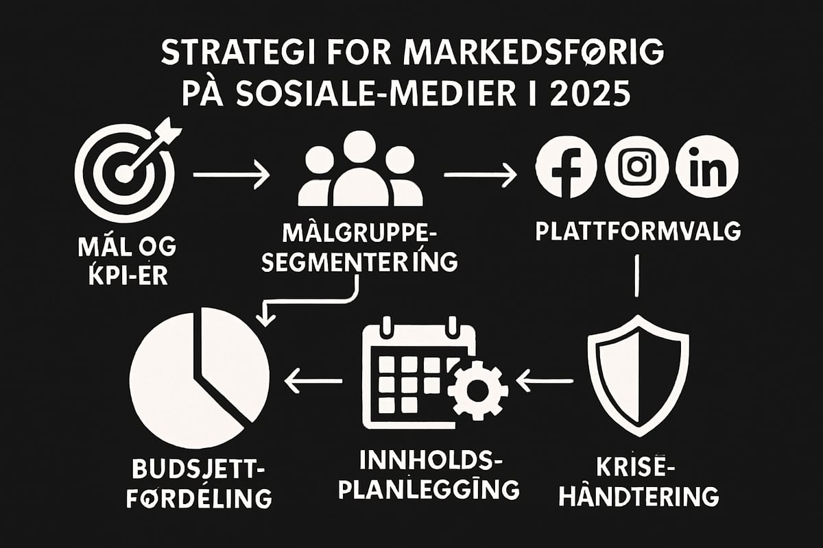 Hvordan lage en effektiv strategi for sosiale medier i 2025
