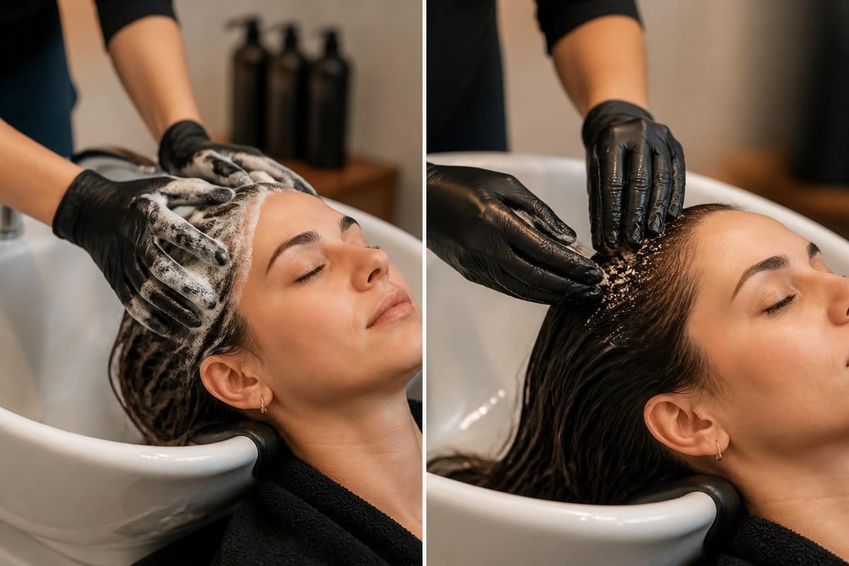 Scalp treatment protocol steps