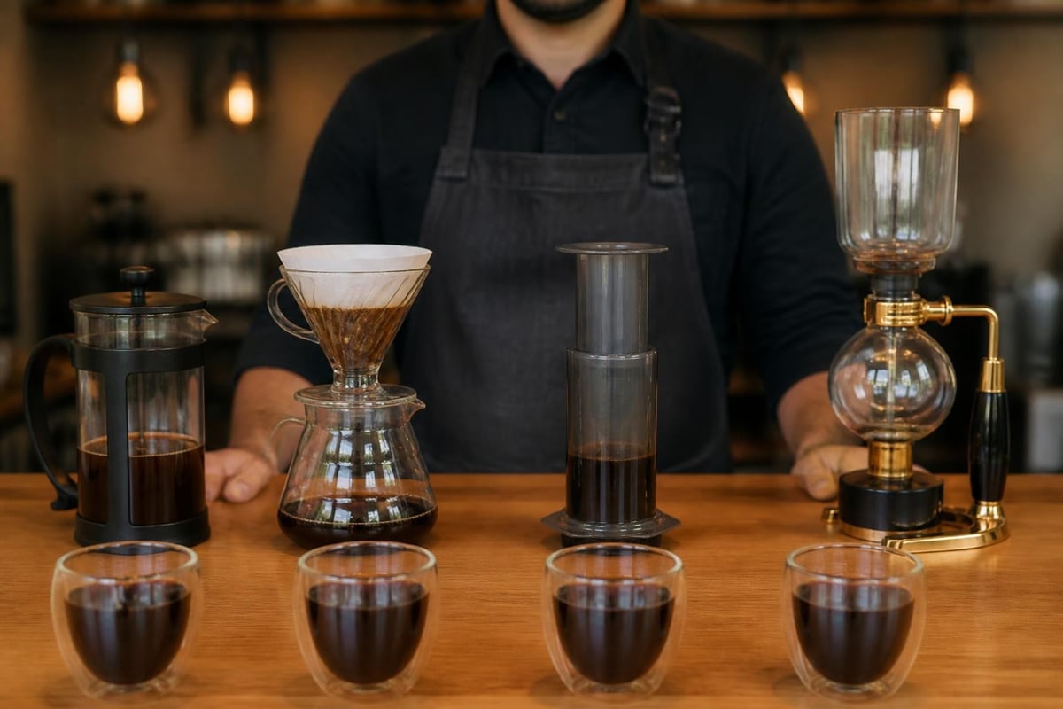 Coffee brewing methods