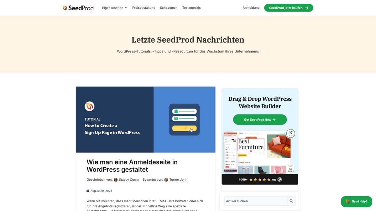 10 Inspirierende Website Beispiel Ideen für 2026 - Z-Muster Layouts für Conversion-starke Landingpages