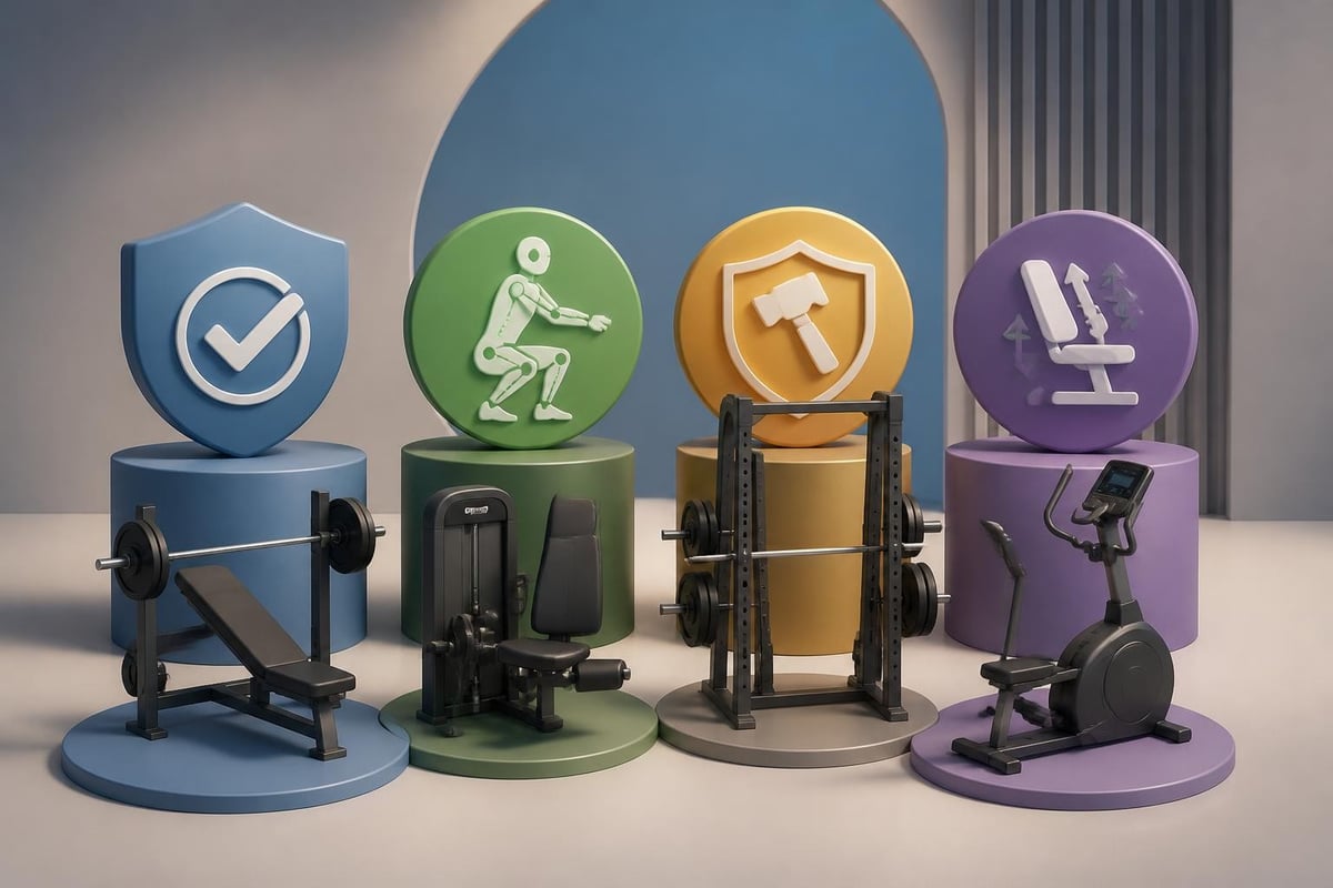 Quality indicators for exercise equipment