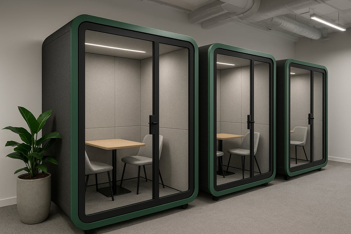 Core Features and Innovations in 2025 Meeting Booth Solutions