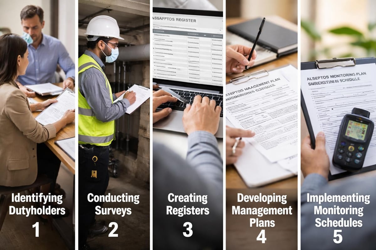 Asbestos duty to manage compliance process