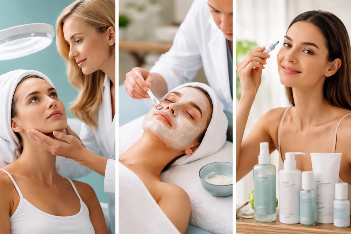 Professional skin care treatment process