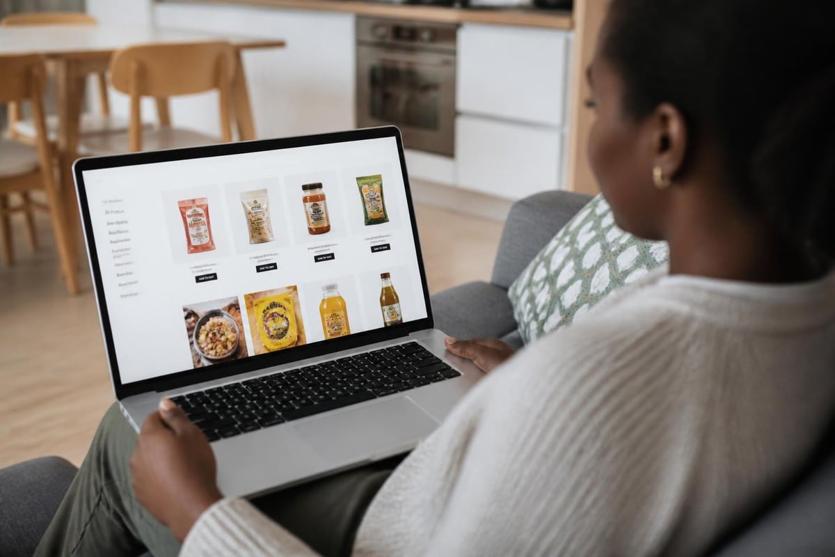 Online african shop features
