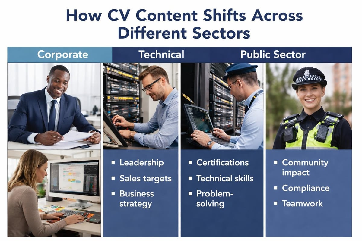 Industry-specific CV tailoring