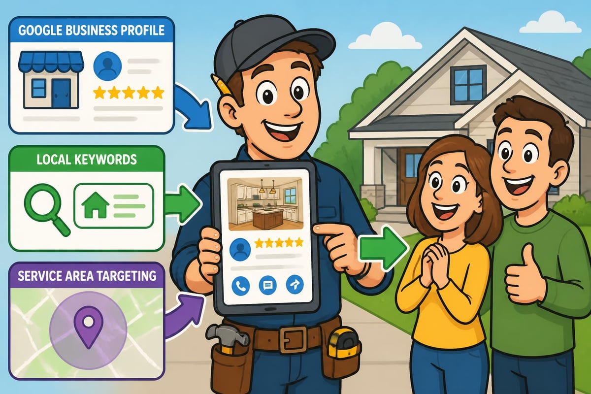Local SEO impact on remodeling contractor visibility