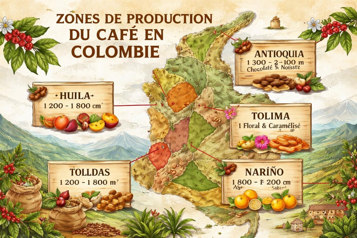 Régions caféières colombiennes
