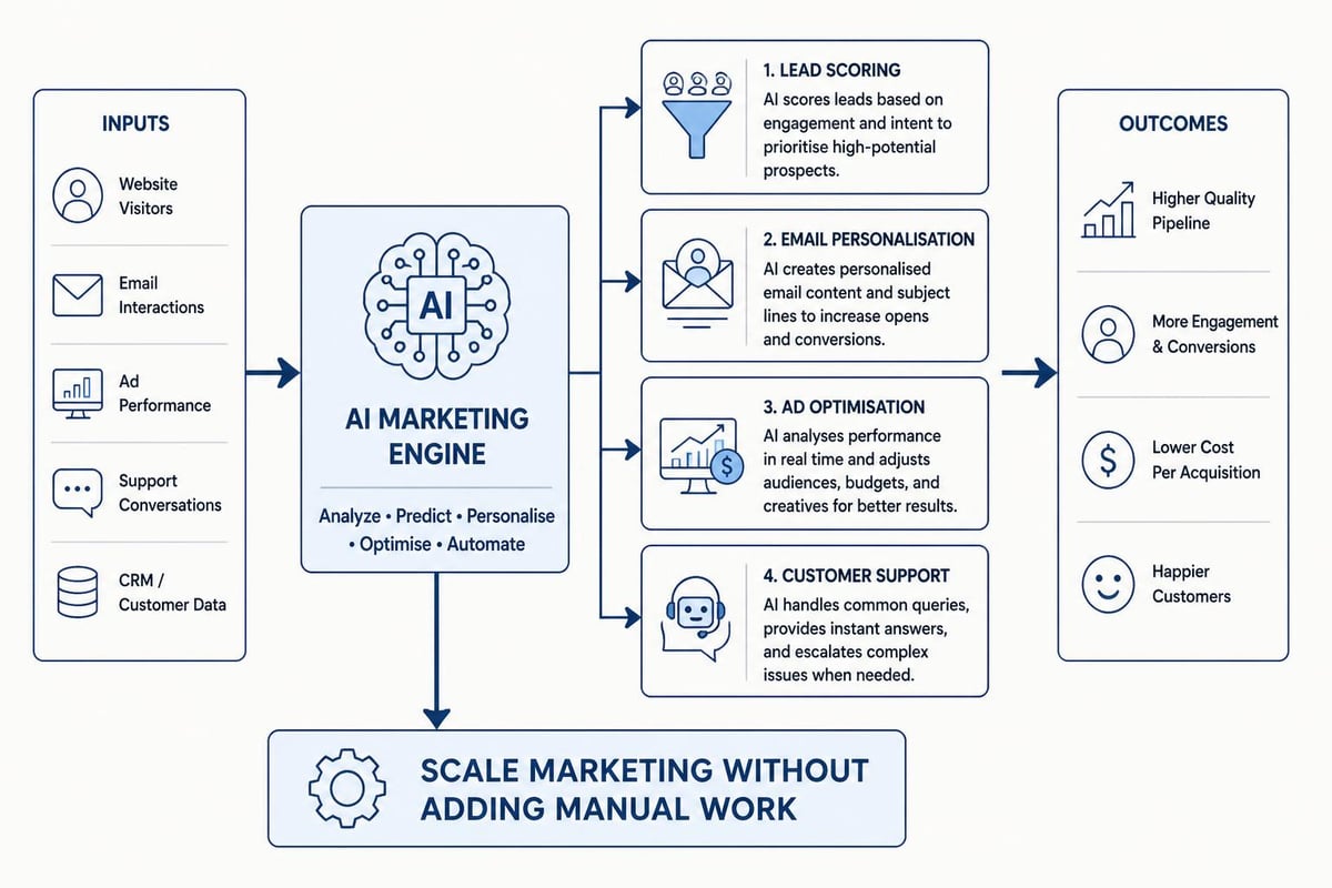 AI marketing automation workflow