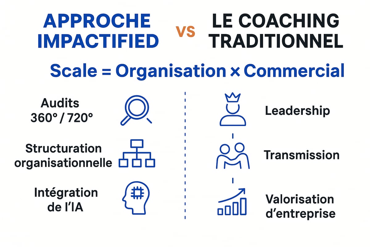 Pourquoi l’approche Impactified va au-delà du coaching traditionnel ?