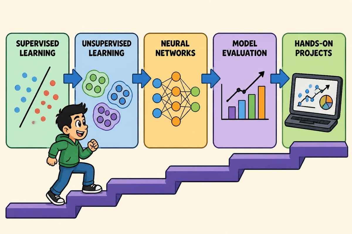Machine learning curriculum components