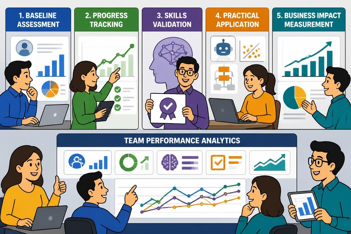 Corporate ML training metrics