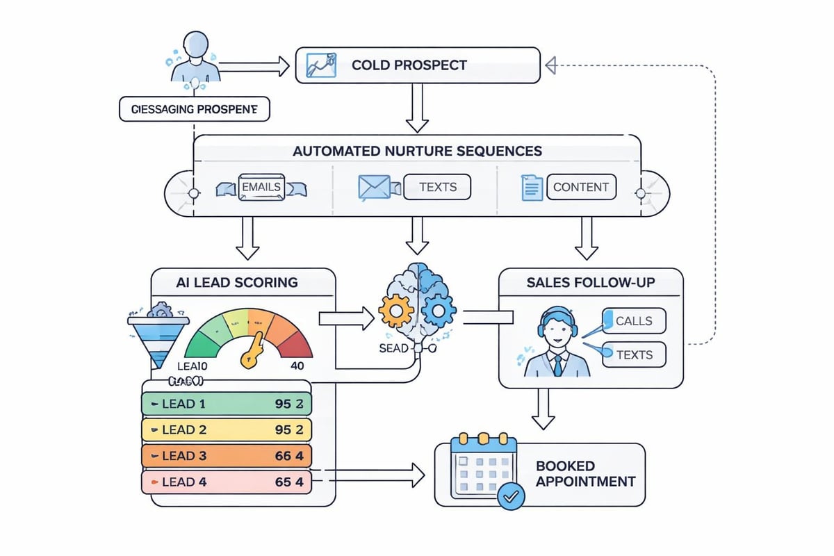 Marketing automation funnel stages
