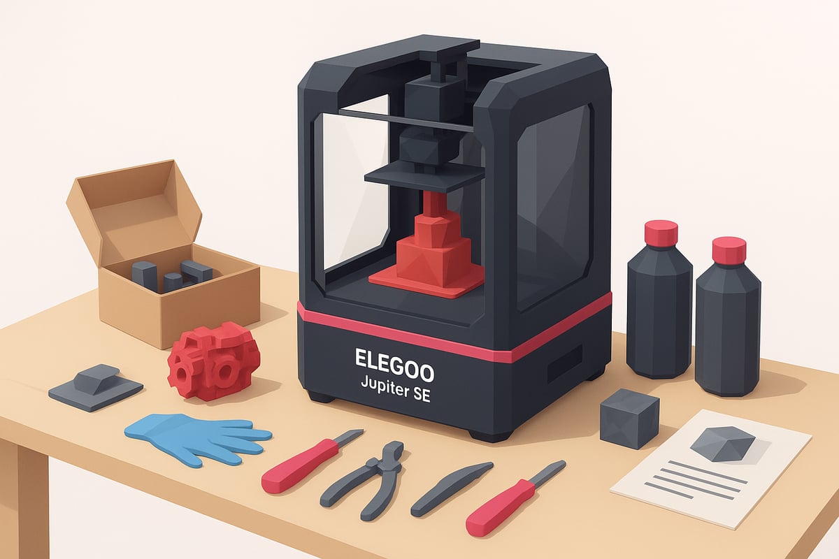 Configuración y primeros pasos con la Elegoo Jupiter SE