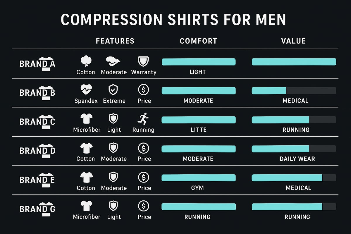 Comparing the Top Compression Shirts: Features, Fit, and Value