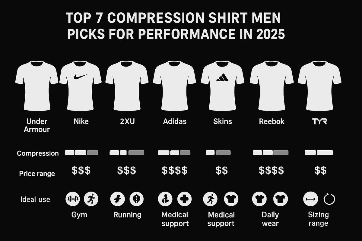 Top 7 Compression Shirt Men Picks for Performance in 2025