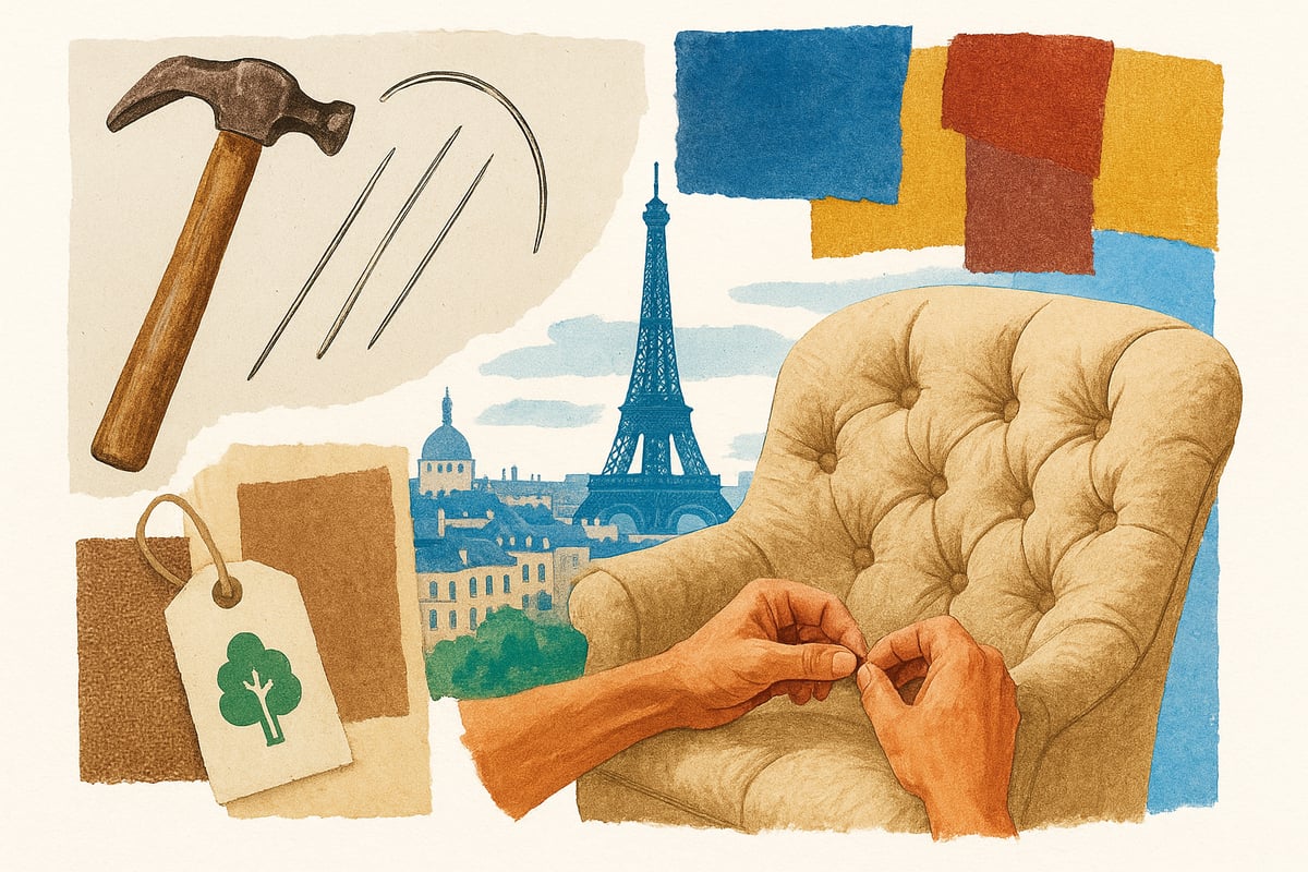 Les Savoir-Faire et Techniques du Tapissier Parisien