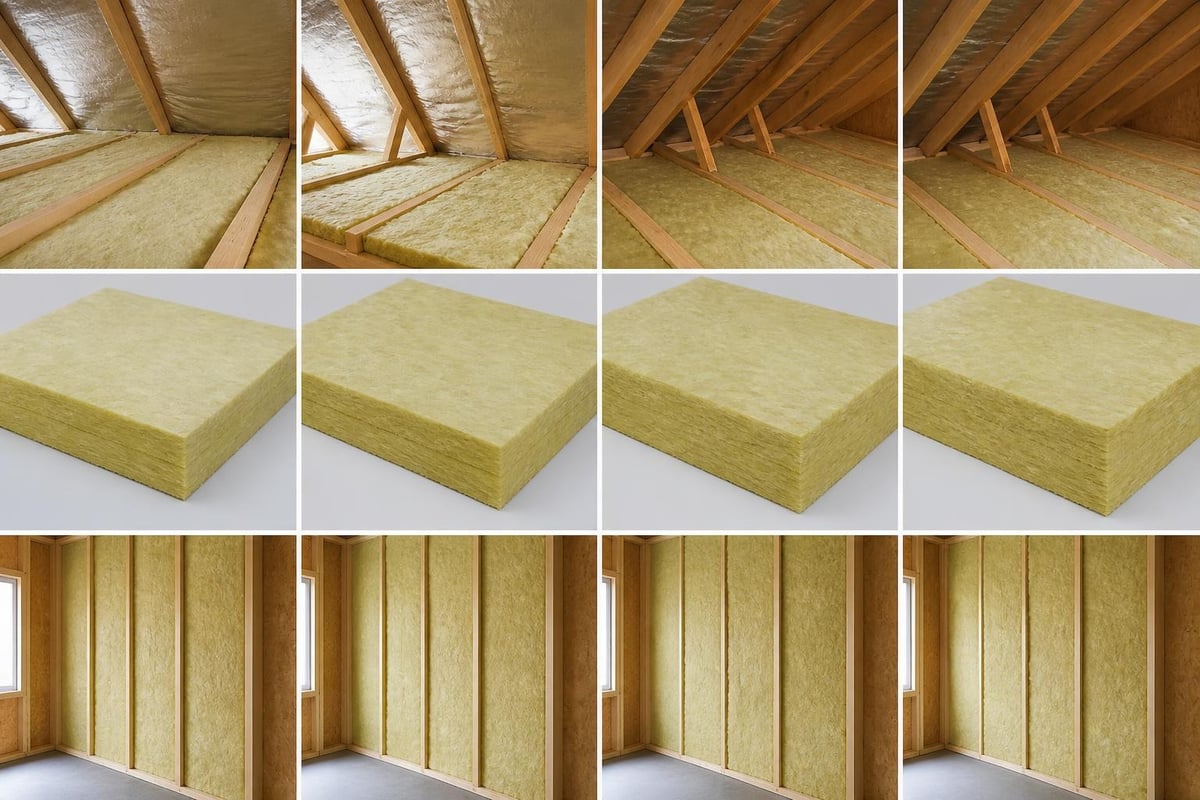 Insulation blanket thermal performance comparison
