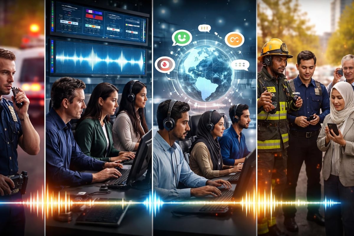 Language barrier solution in emergency response