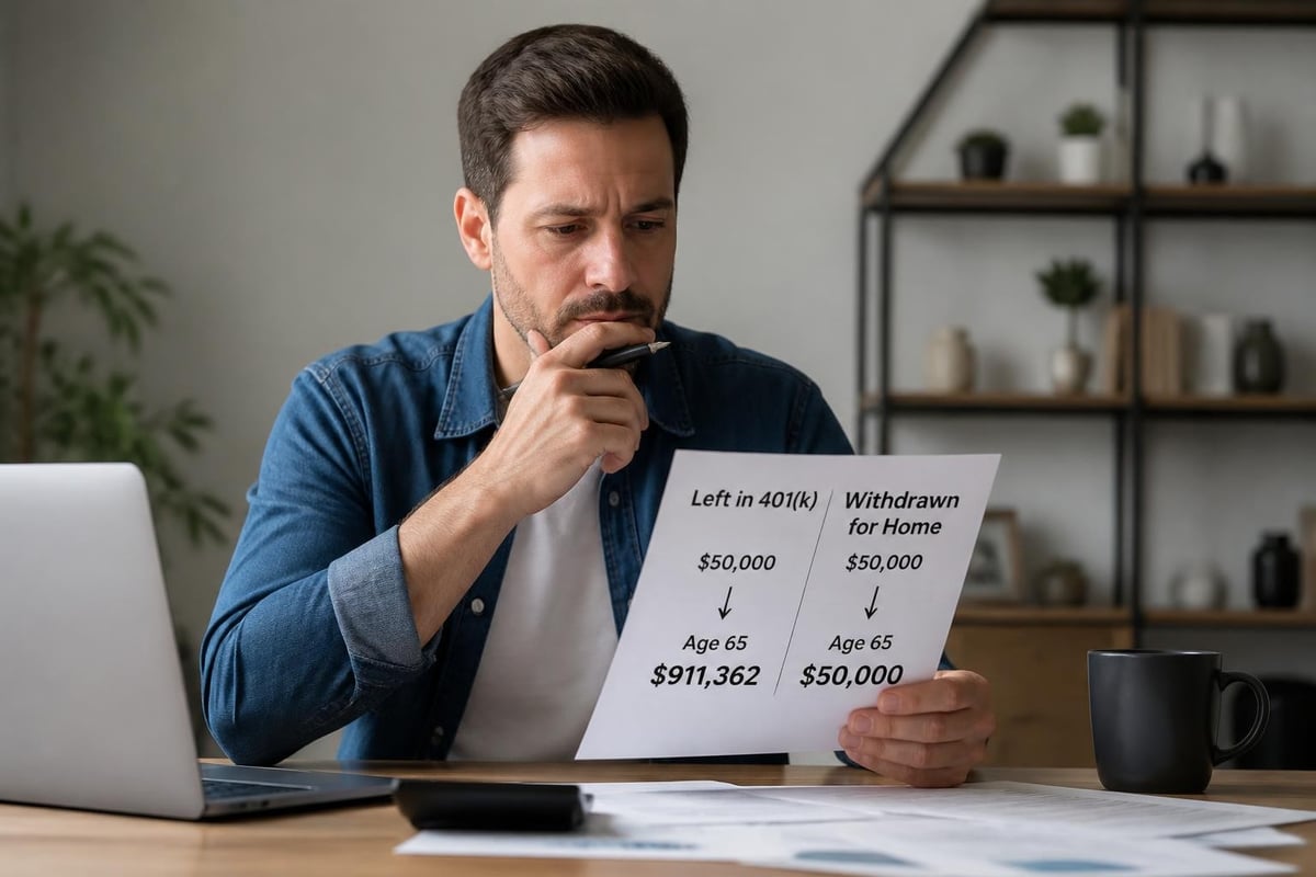 Retirement fund growth comparison