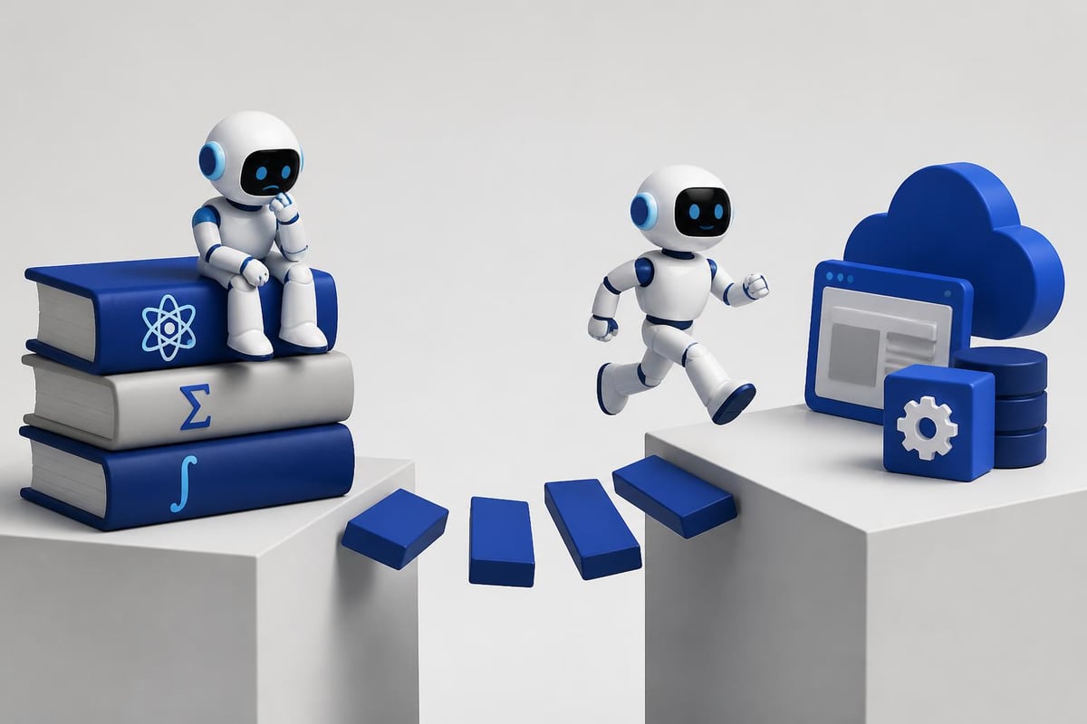 Gap between academic AI theory and practical application development