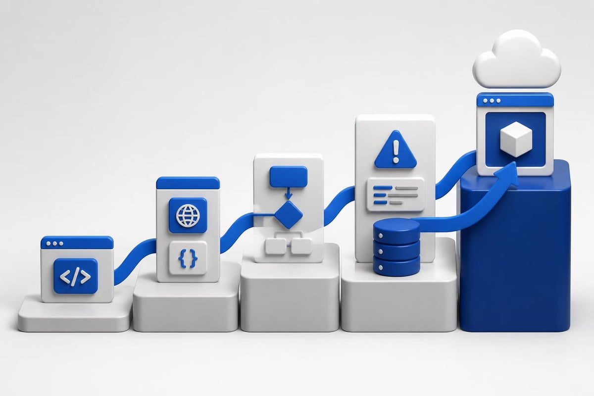 AI development project progression