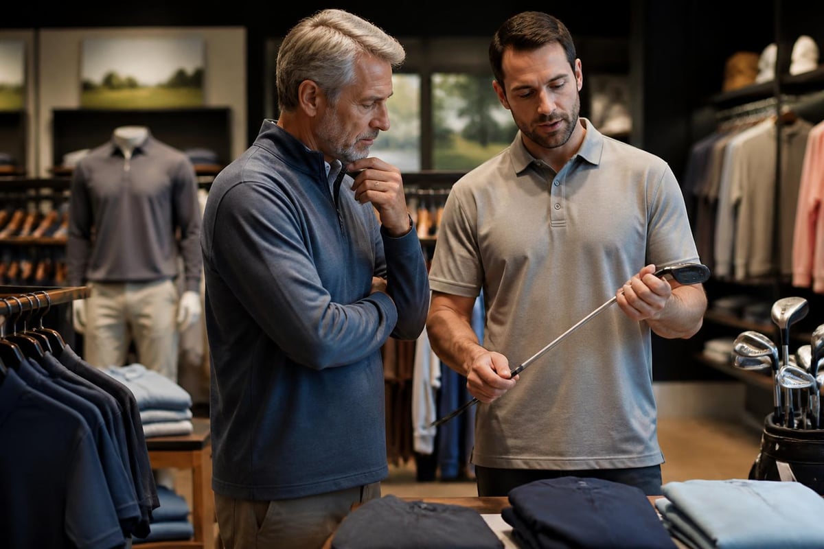 Golf gift selection process
