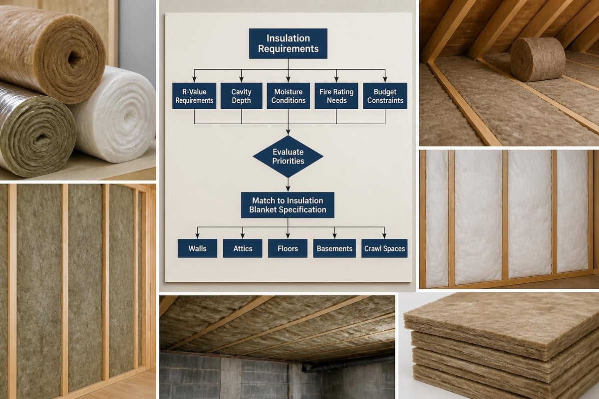Factors affecting blanket insulation selection