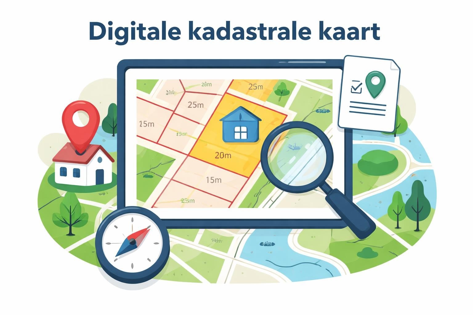 Landkaart Online: Kadastrale Kaarten Raadplegen in 2026