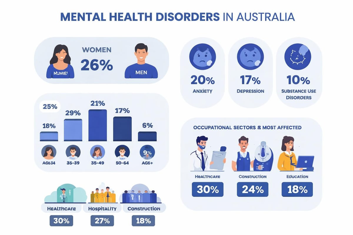 Mental health statistics Australia
