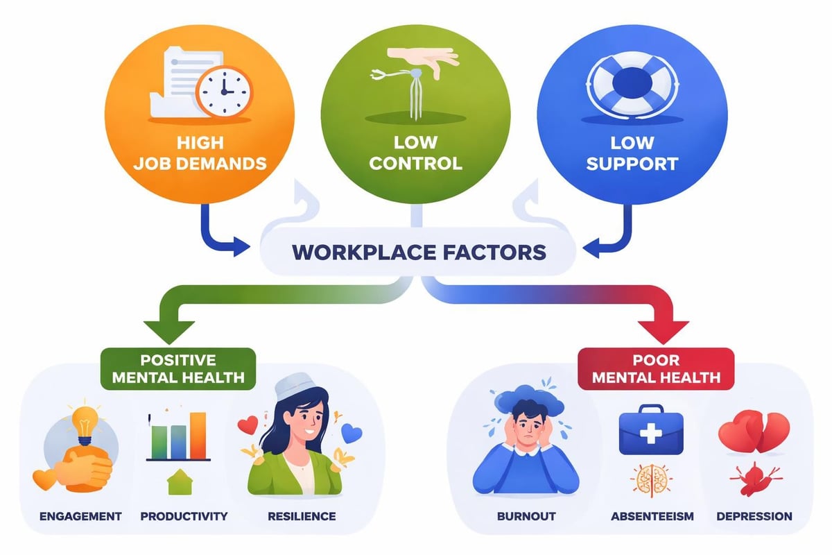Workplace mental health risk factors